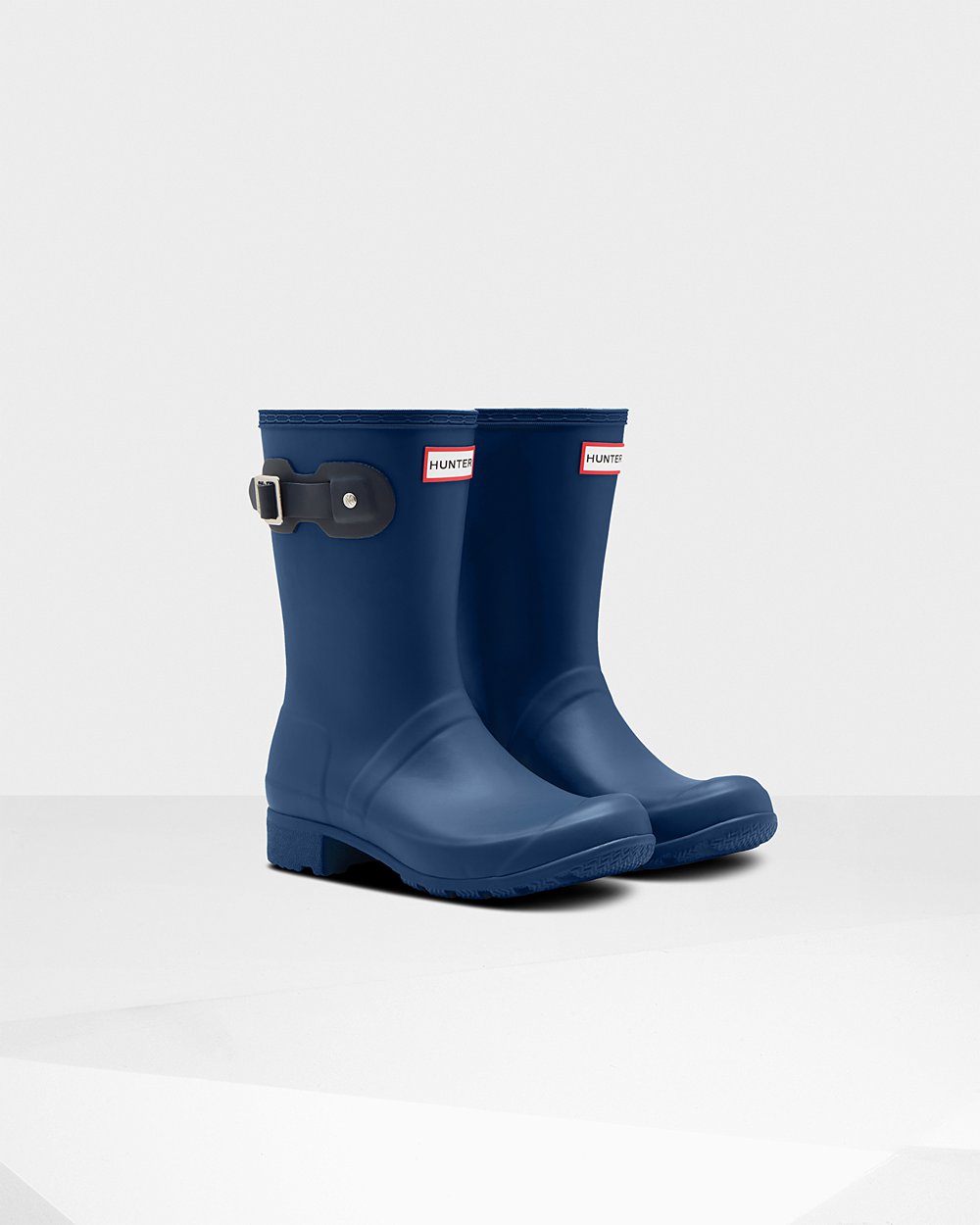 Botas de Lluvia Cortas Hunter Mujer - Original Tour Foldable - Azul Marino - WTMUKJN-47